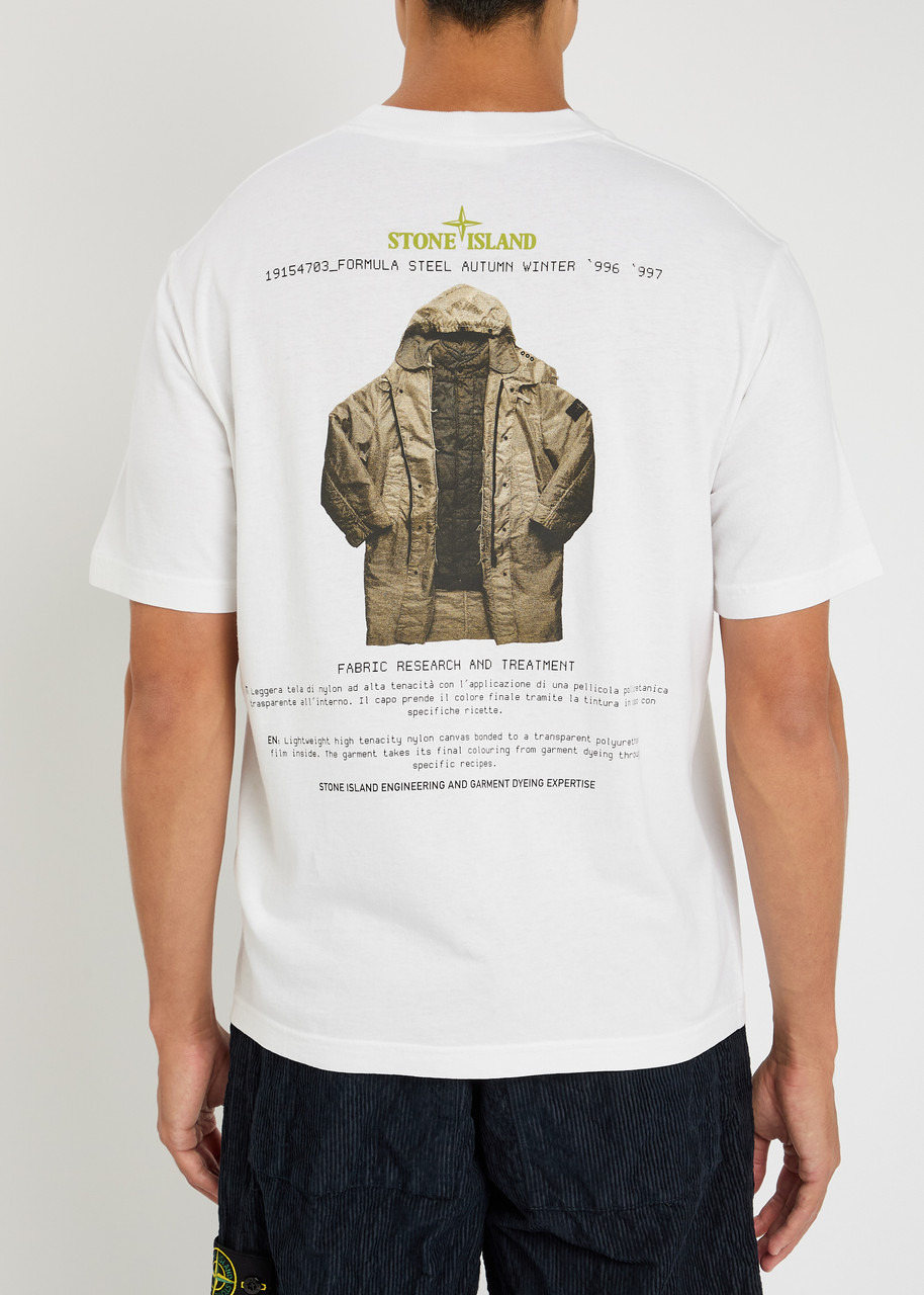 Stone Island Archivo Logo-printed Cotton T-shirt - 3