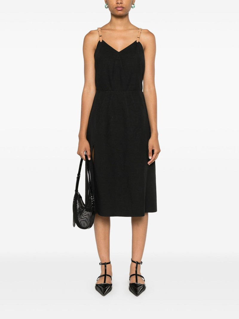 Prada pleat-detail dress outlook