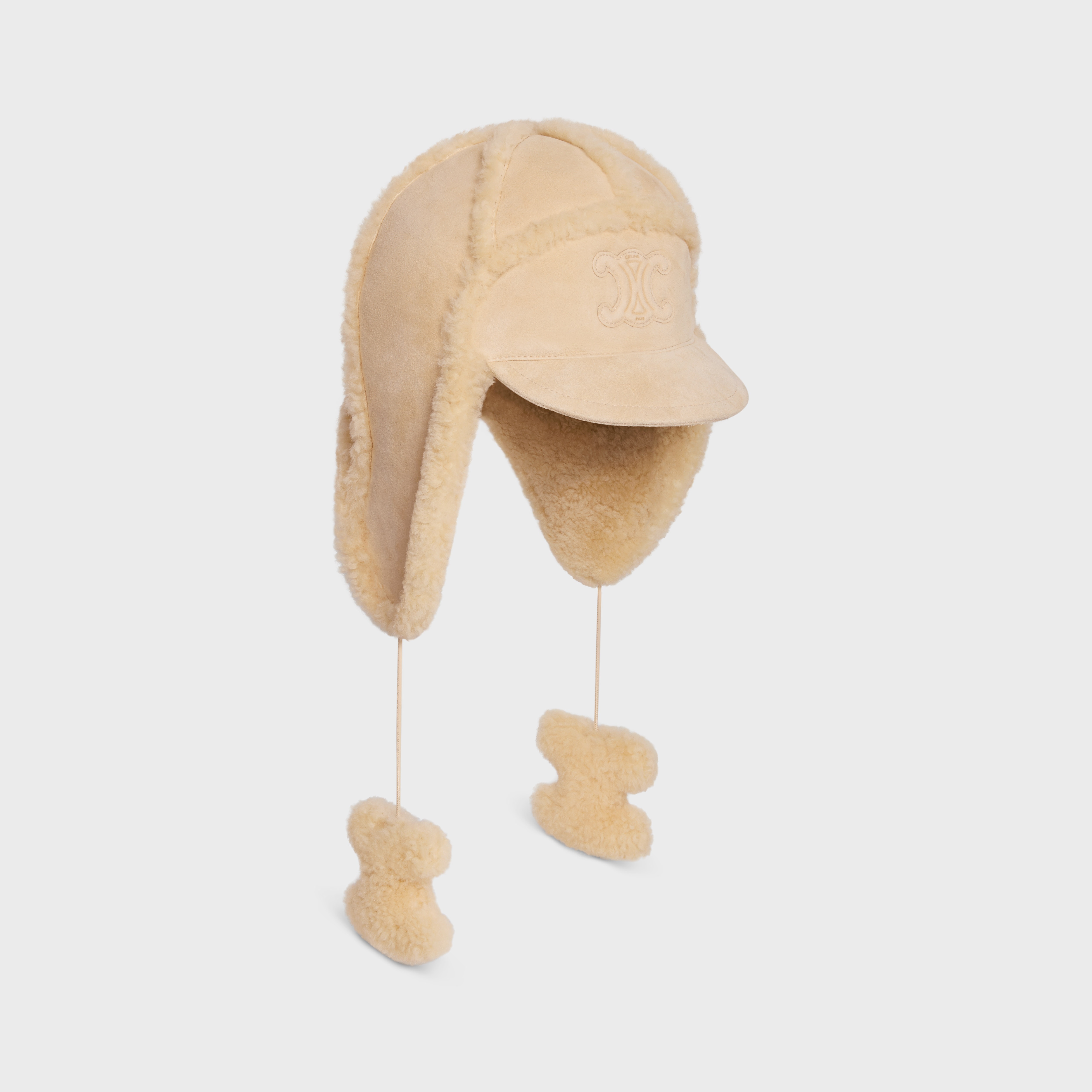 triomphe chapka hat in shearling - 1