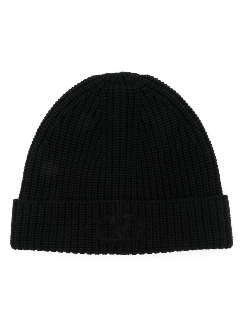VLOGO SIGNATURE WOOL BEANIE 1