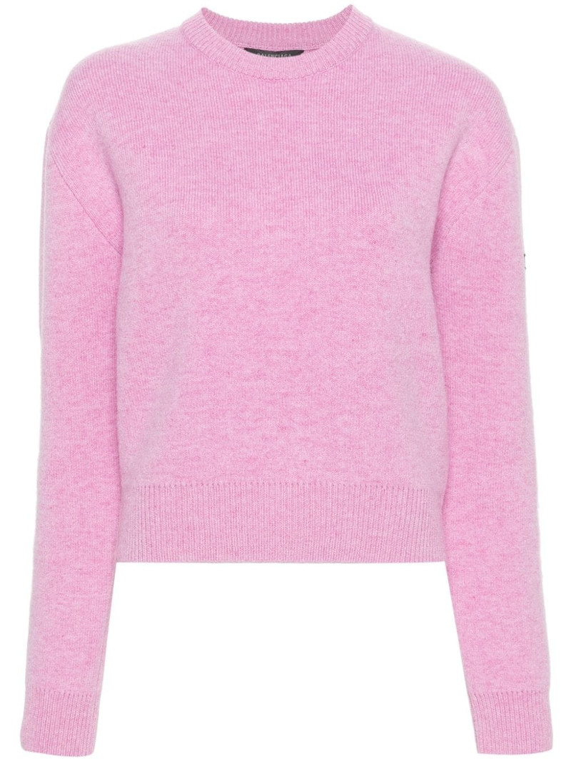 logo-appliquÃ© mÃ©lange jumper 1