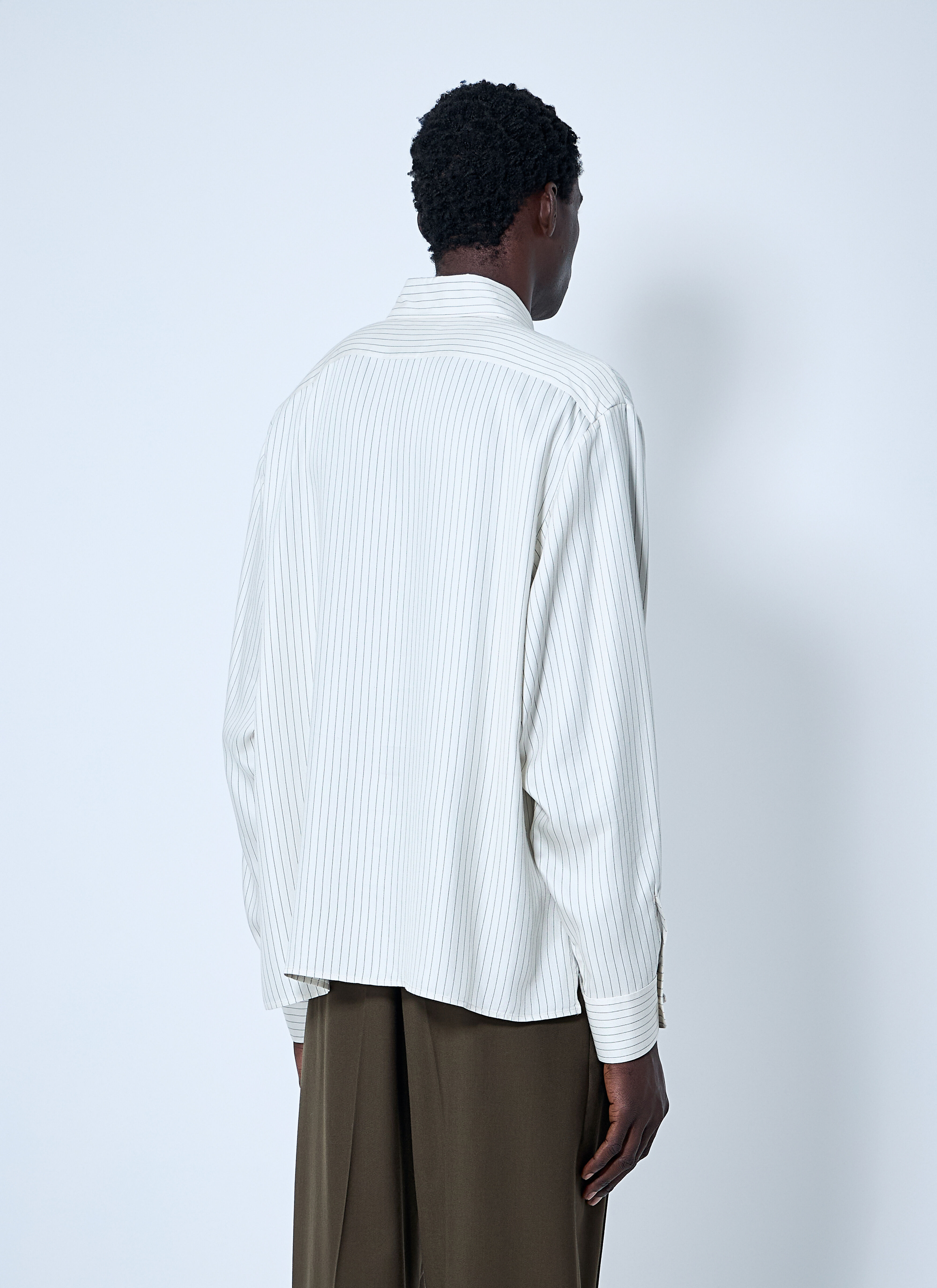 Striped Tunic Shirt - 4