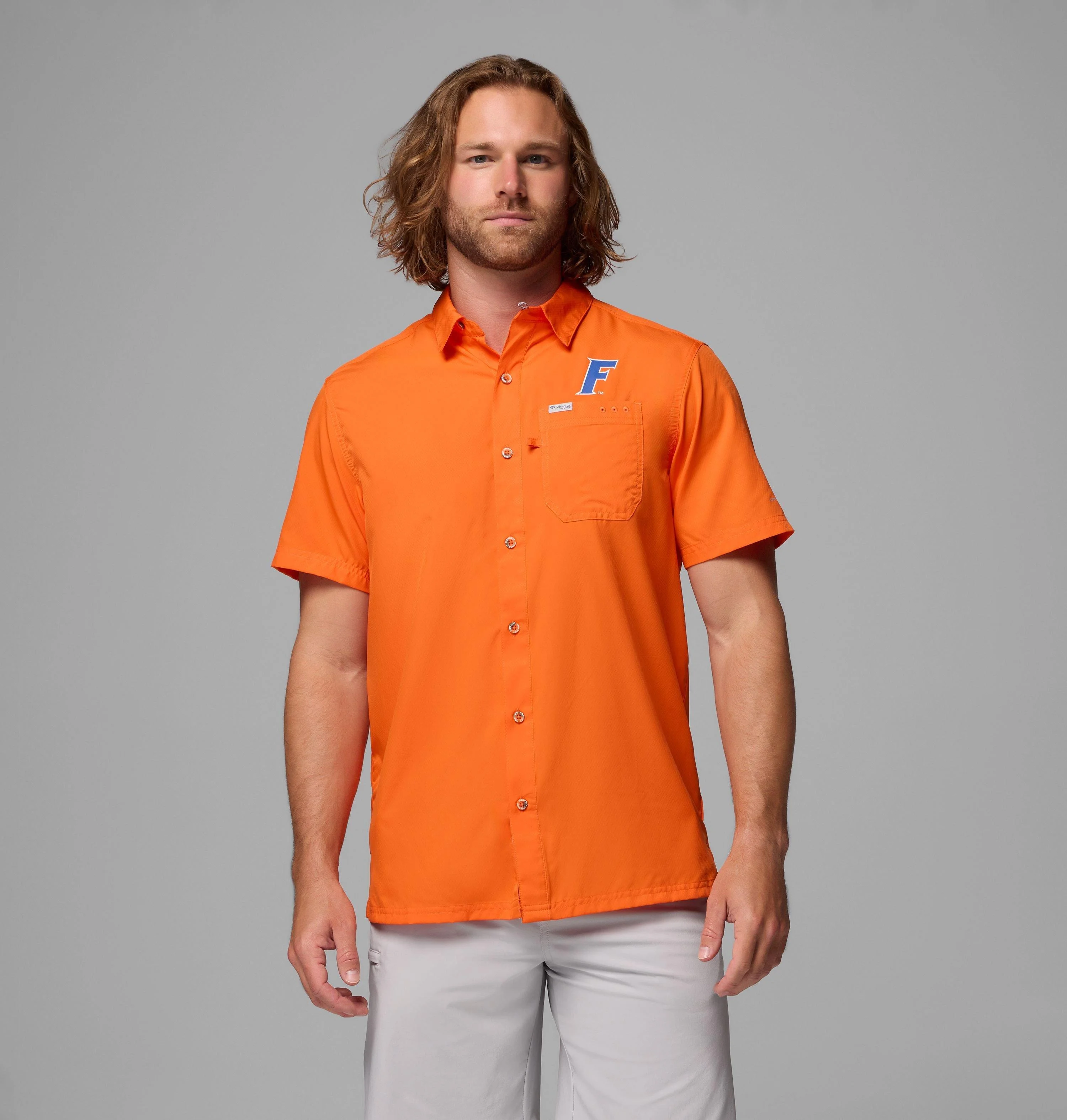 Men's Collegiate PFG Slack Tide Camp Shirt - Florida - 1