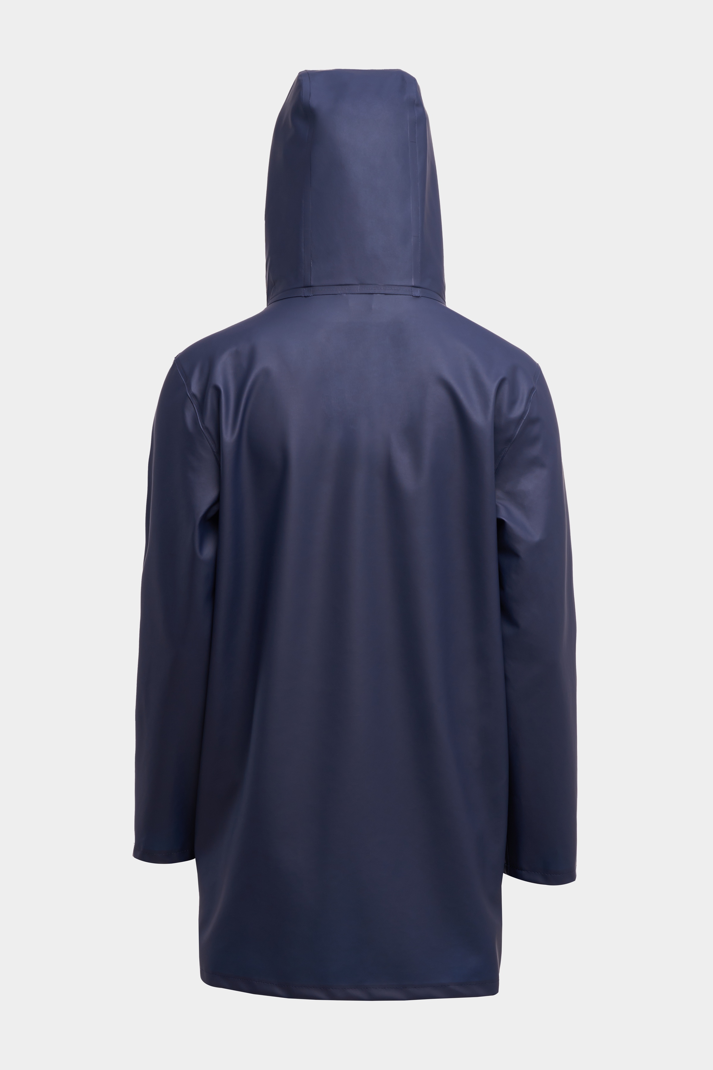 Stockholm Lightweight Zip Raincoat Navy - 6