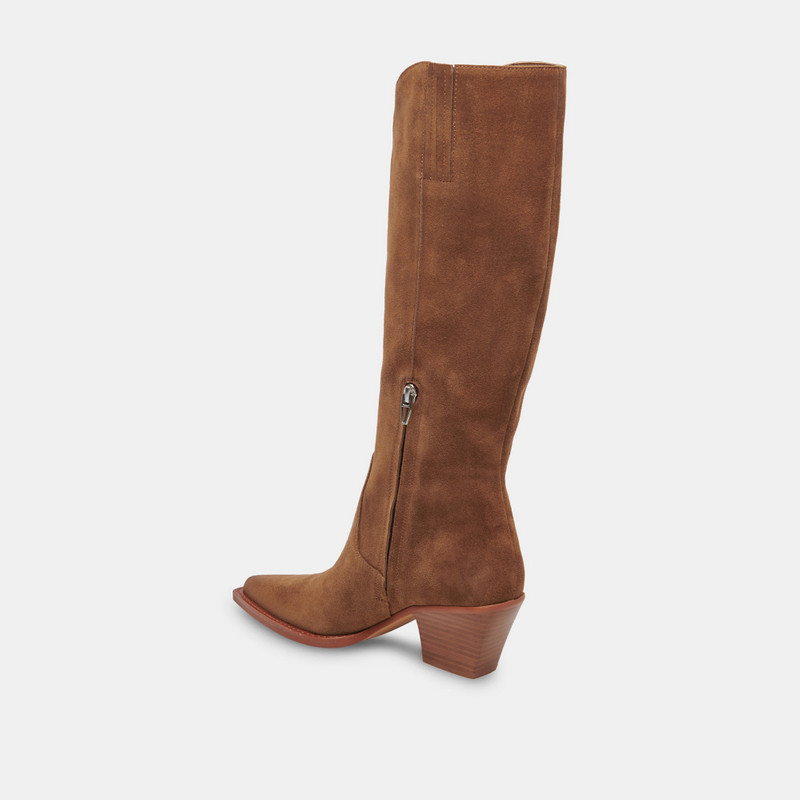 RAJ BOOTS BROWN SUEDE 9