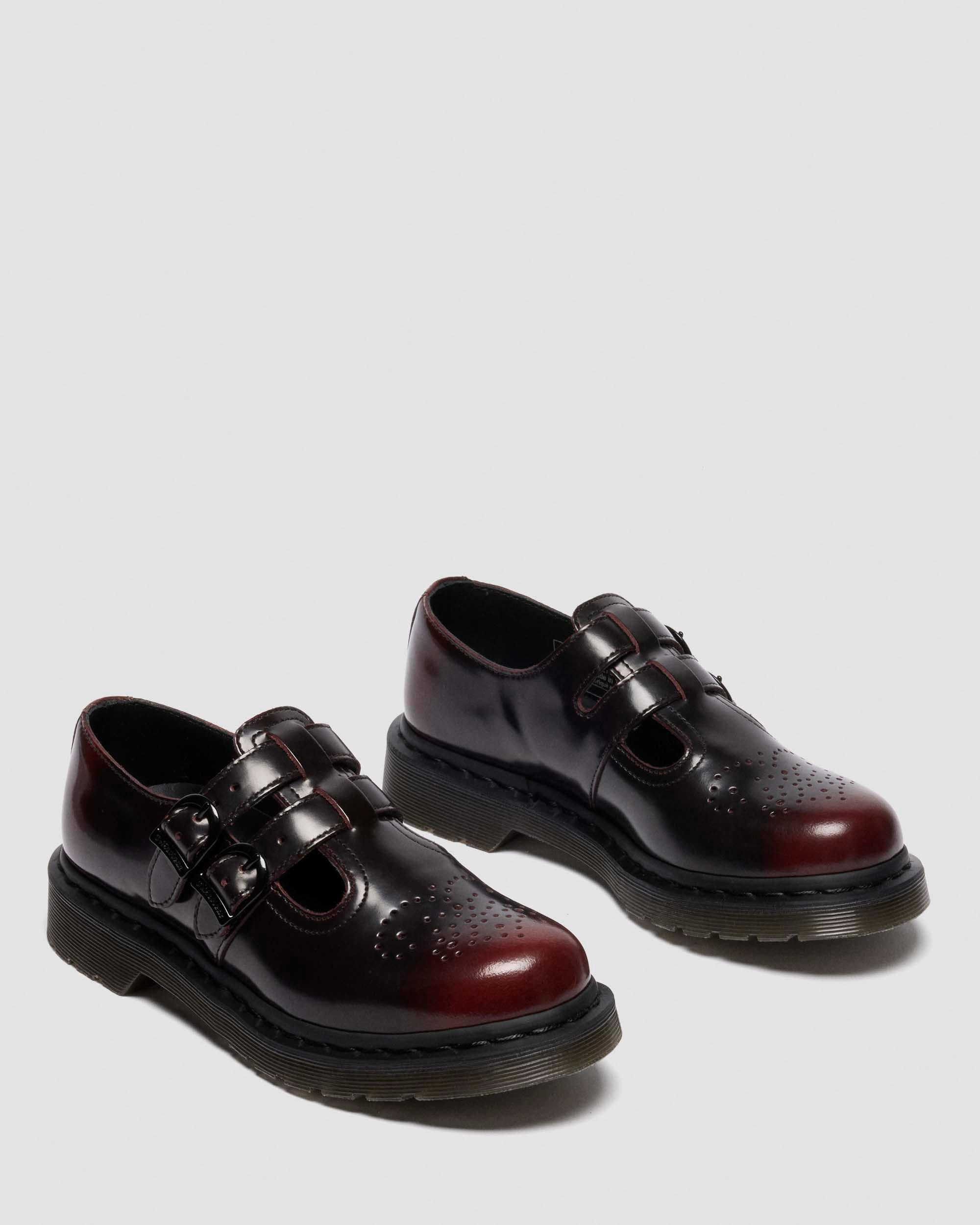 8065 ARCADIA RUB OFF LEATHER MARY JANE SHOES - 8