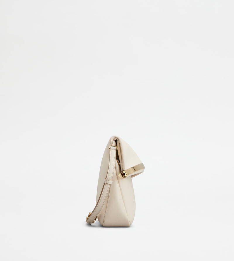 Tod's TOD'S MAGENTA BAG FLAP BAG IN LEATHER SMALL - WHITE outlook