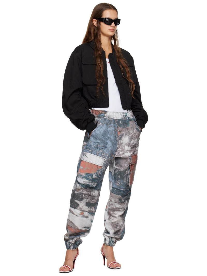 Diesel Red & White D-Venus Heeled Sandals outlook