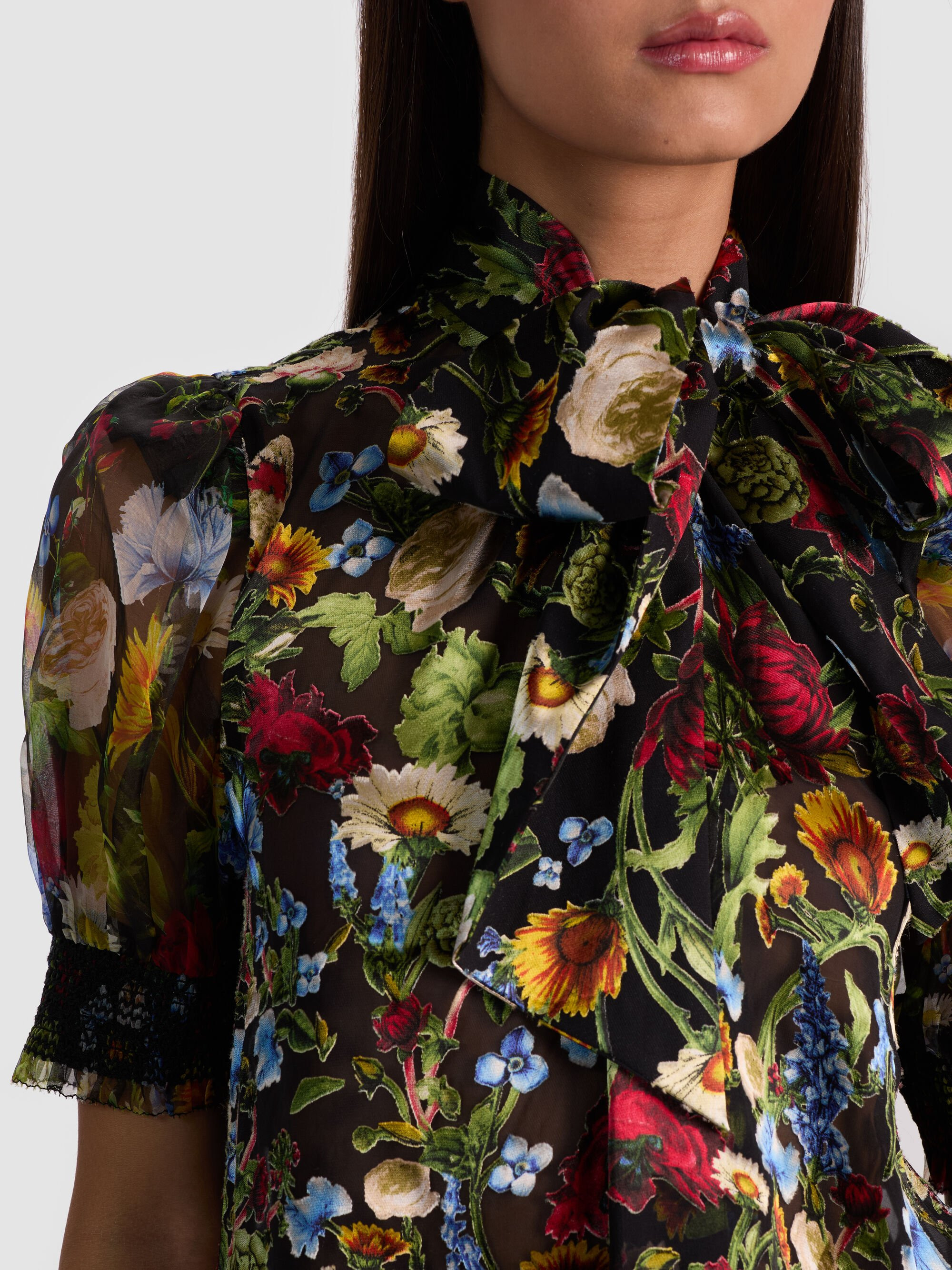 BRENTLEY PUFF SLEEVE BLOUSE - 5