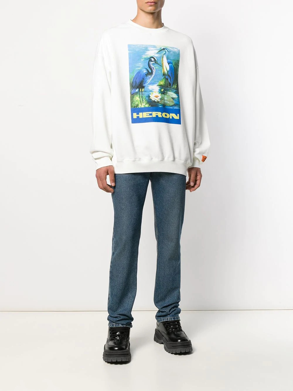 bird-print sweatshirt - 2