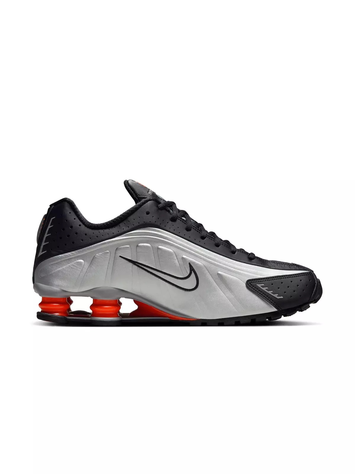 Shox R4 "Metallic Silver/Black" Men's Shoe - 2