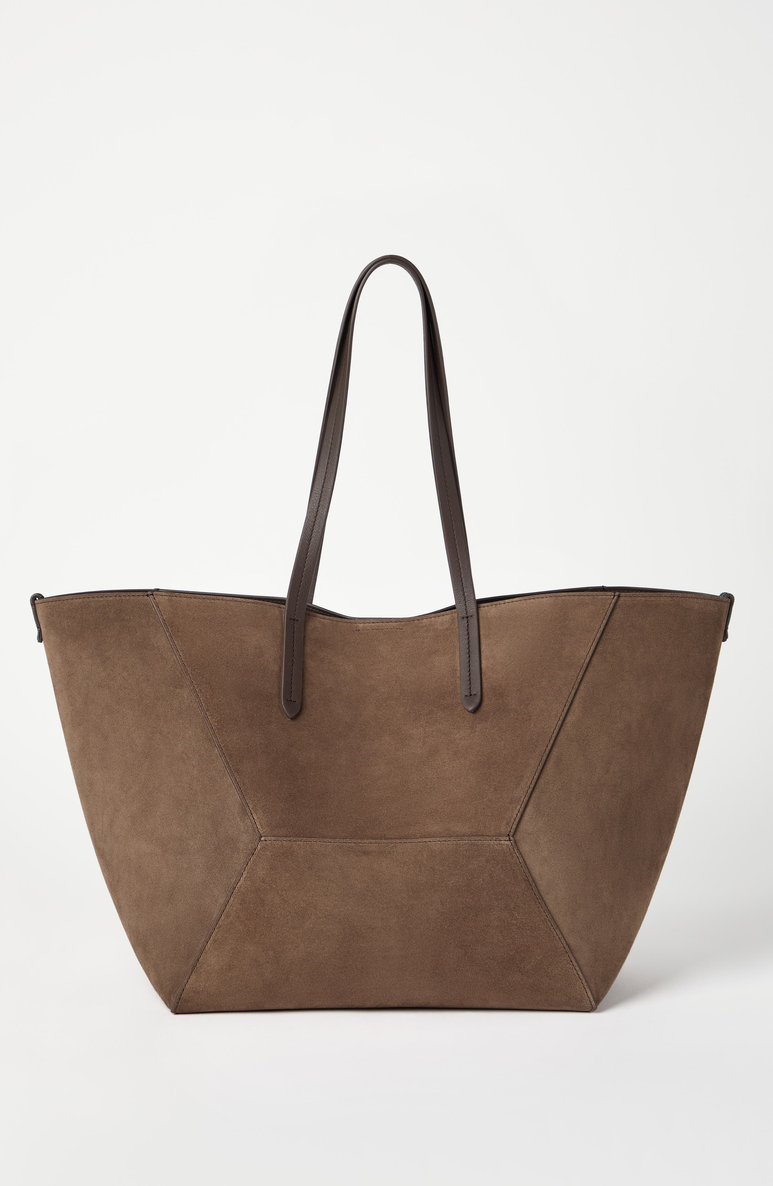Brunello Cucinelli Suede BC Duo bag in Bark at Nordstrom - 3