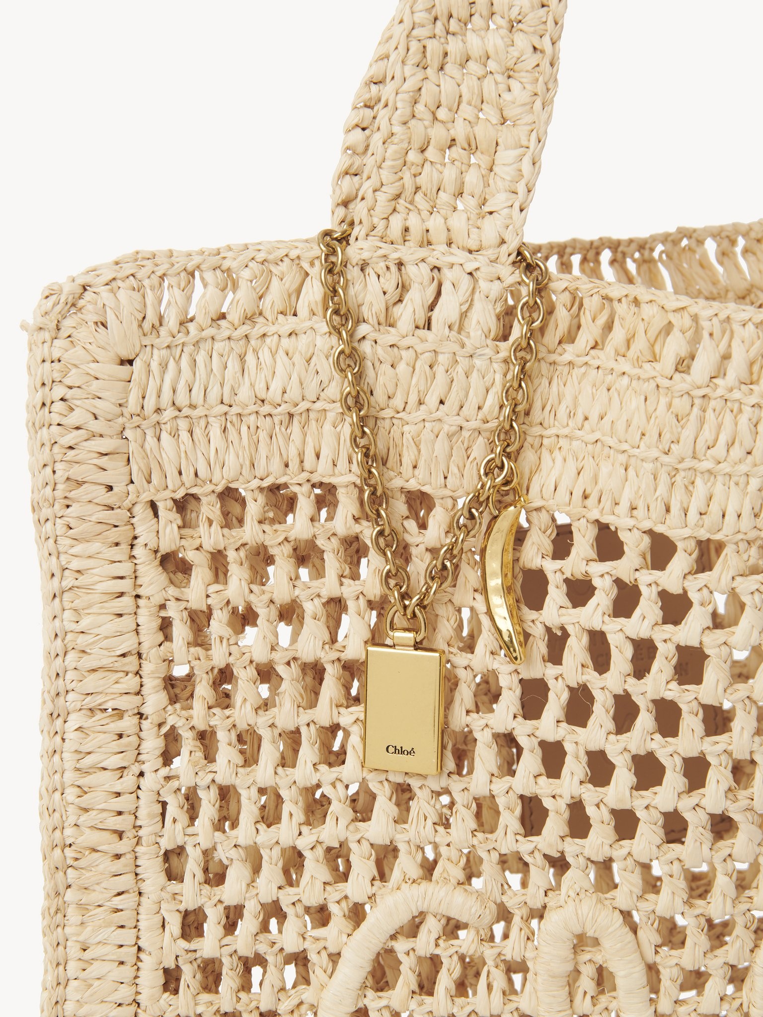 SUMMER BANANA TOTE BAG IN RAFFIA - 7
