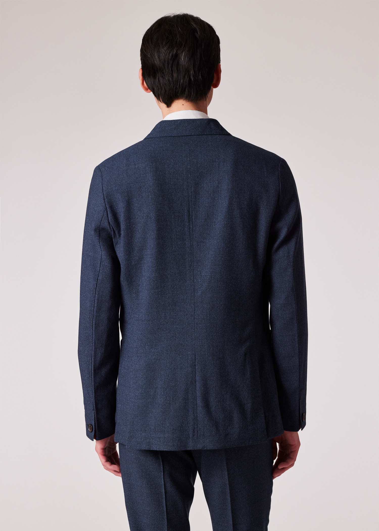 Two-Ply Hopsack Three-Button Blazer - 8
