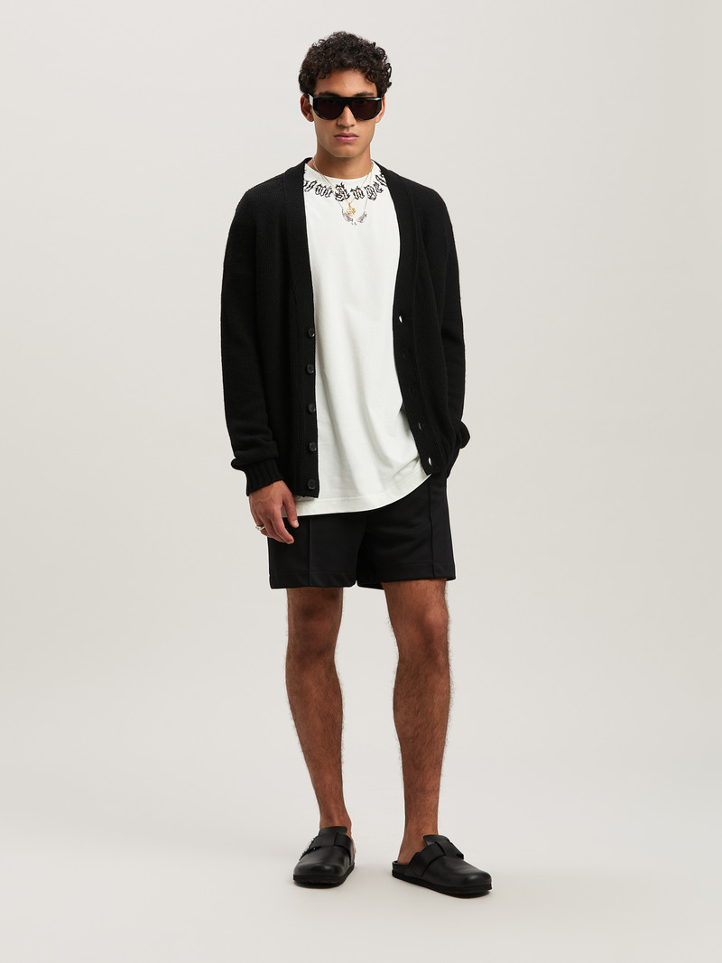 Palm Angels Curved Logo Track shorts outlook