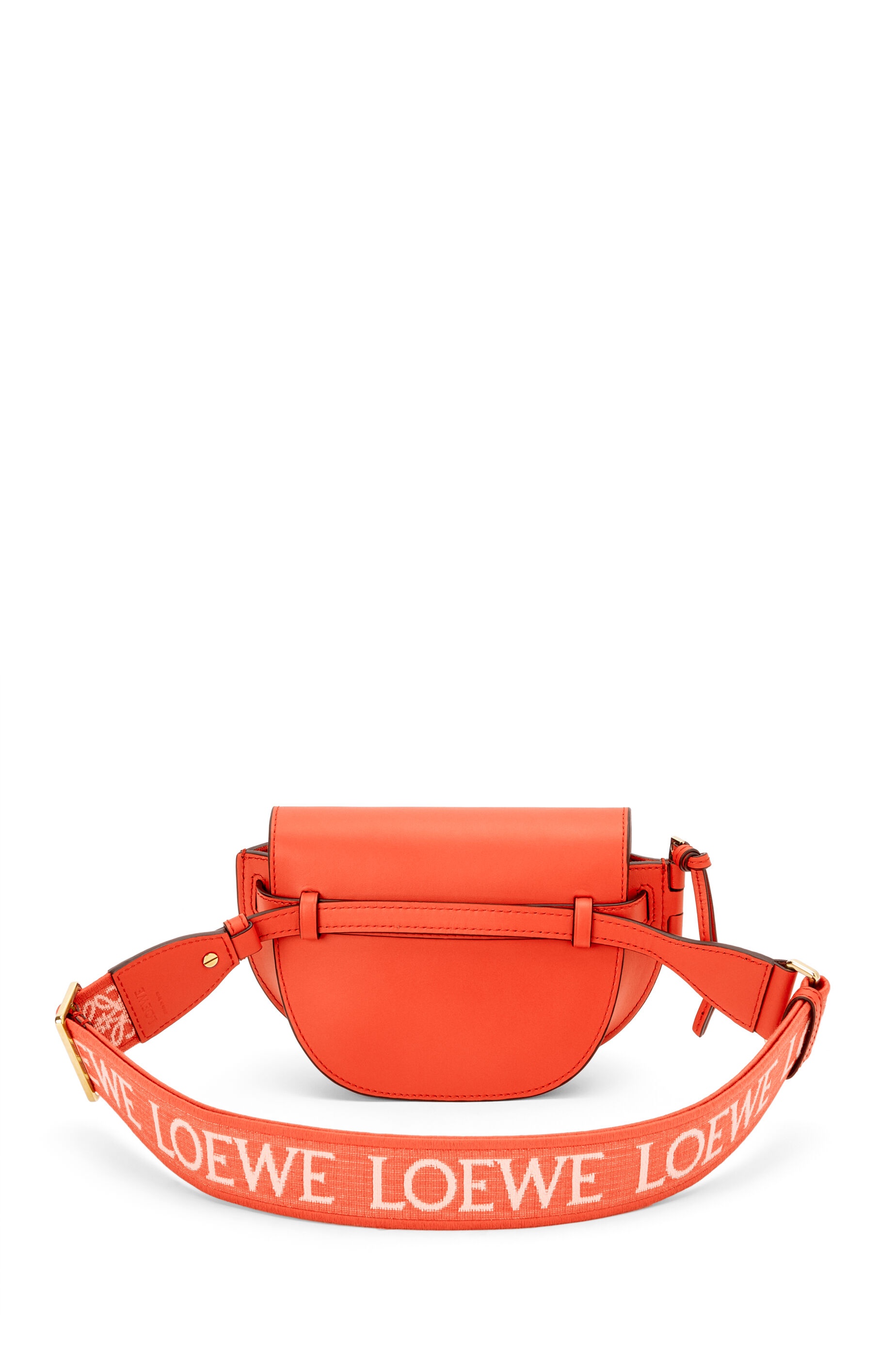 Mini Gate Dual bag in soft calfskin and jacquard - 5