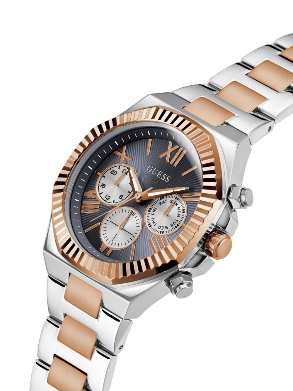 stainless steel chronograph 44mm - 5
