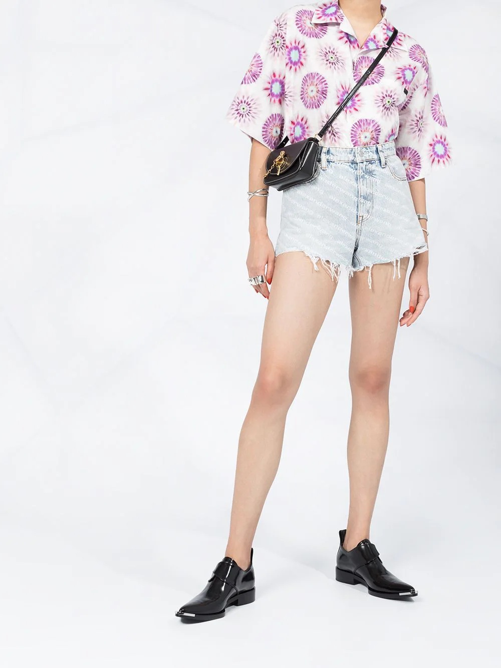 Bite high-waisted denim shorts - 2