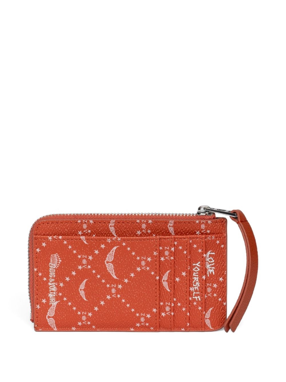 monogram-print cardholder - 2