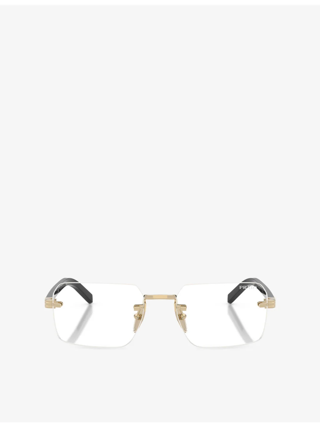 PR D55S Square-Frame Metal Optical Glasses - 1