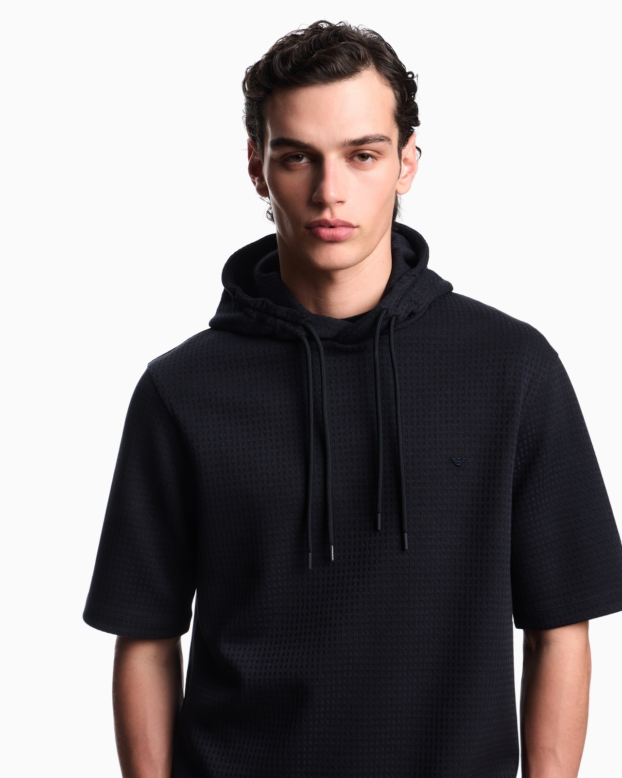 ASV LYOCELL-BLEND JACQUARD JERSEY HOODED SWEATSHIRT - 5