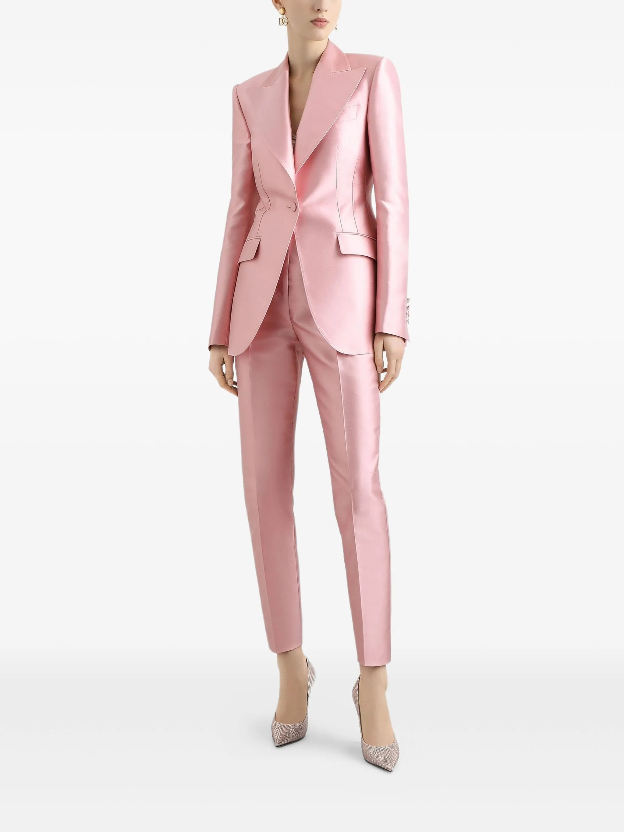Dolce & Gabbana Satin Tailored Blazer - 1