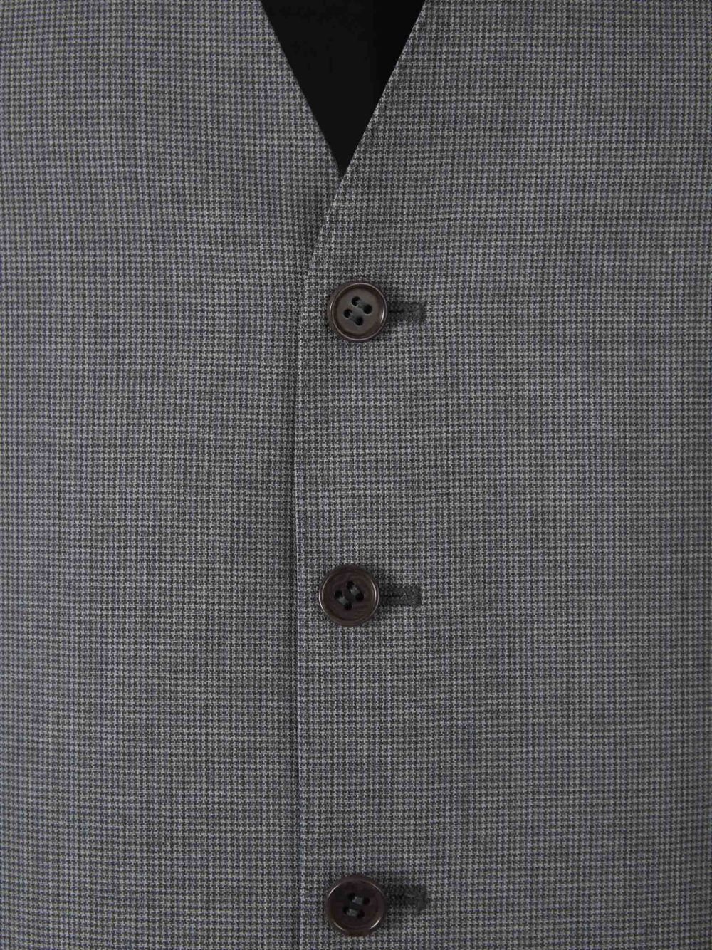 single breasted wool suit - 7