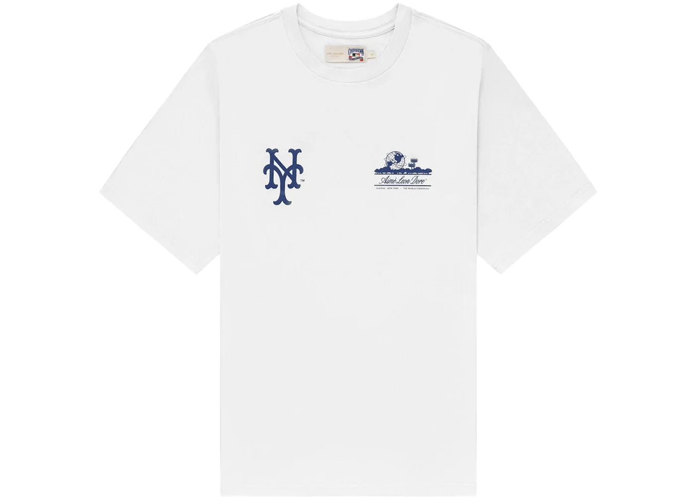 Aime Leon Dore x New York Mets Unisphere Tee White - 1