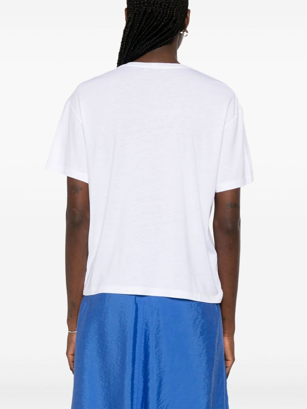 Cotton blend t-shirt - 4