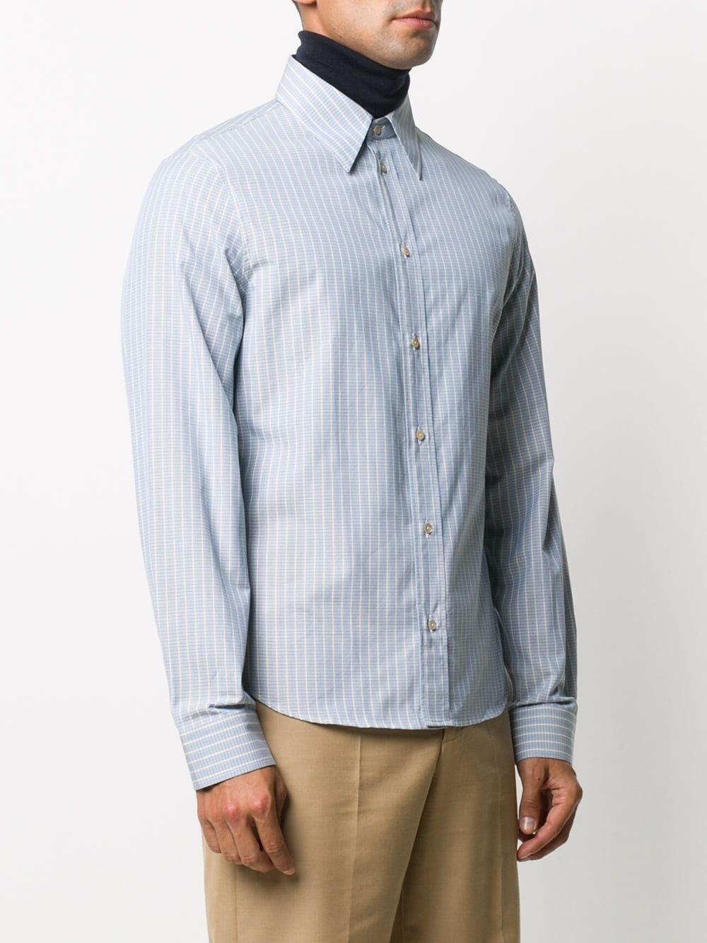 stripe pattern shirt - 3