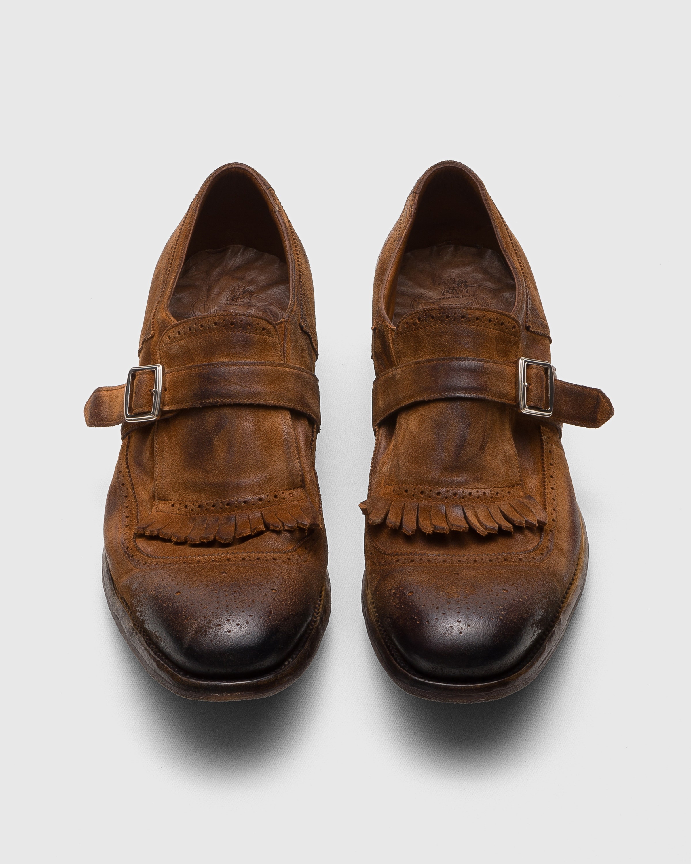 Vintage Suede Buckle Loafer - 5