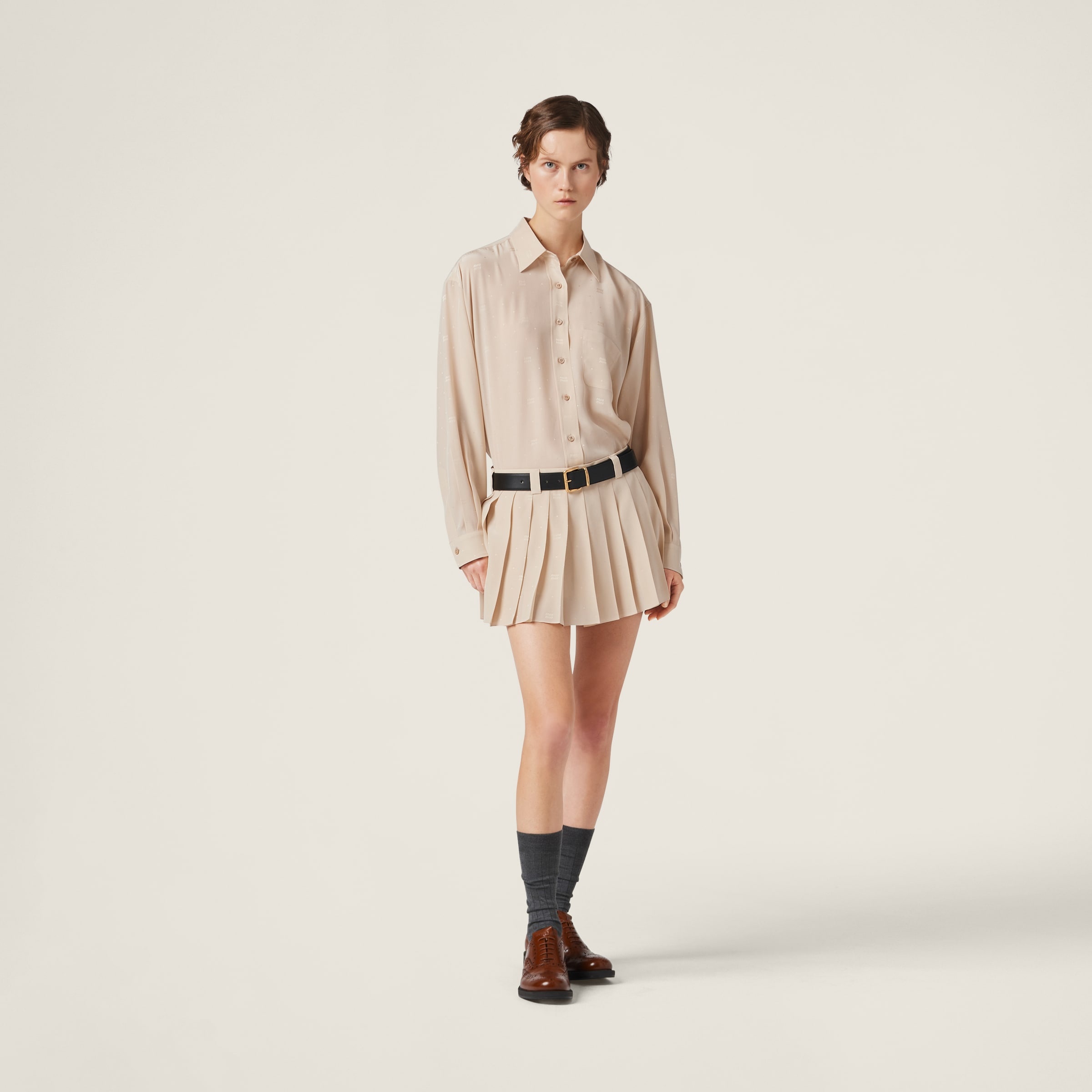 Crepe de chine shirt - 4