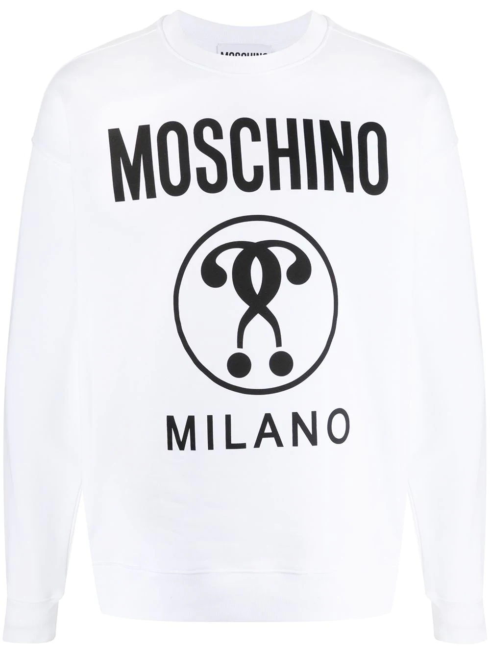 logo print sweatshirt - 1