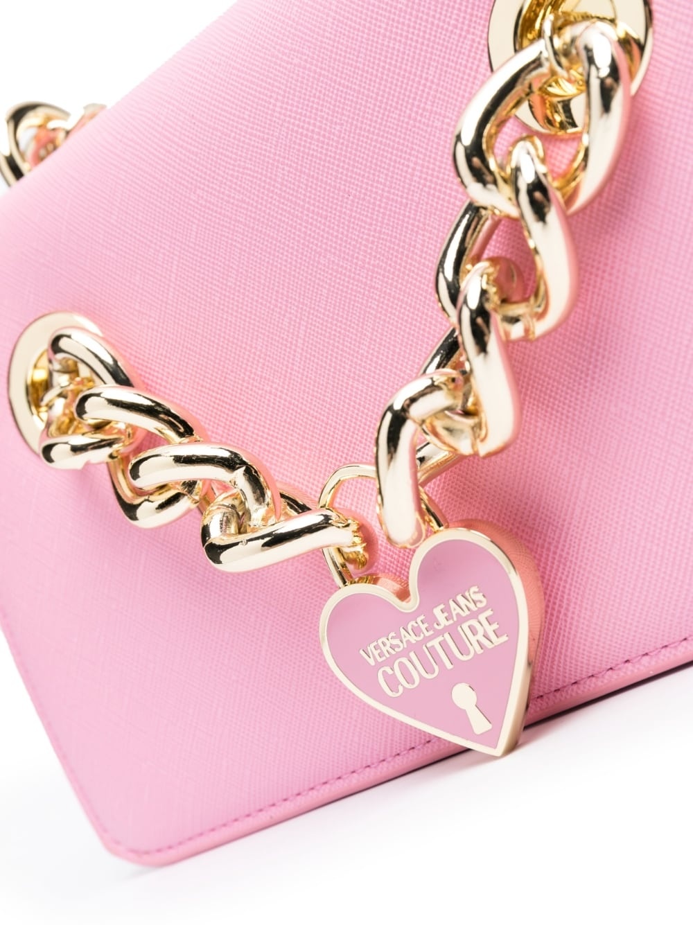 logo-charm chain-embellished crossbody bag - 4