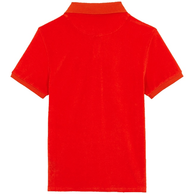 Men Terry cloth Polo Shirt Solid - 2