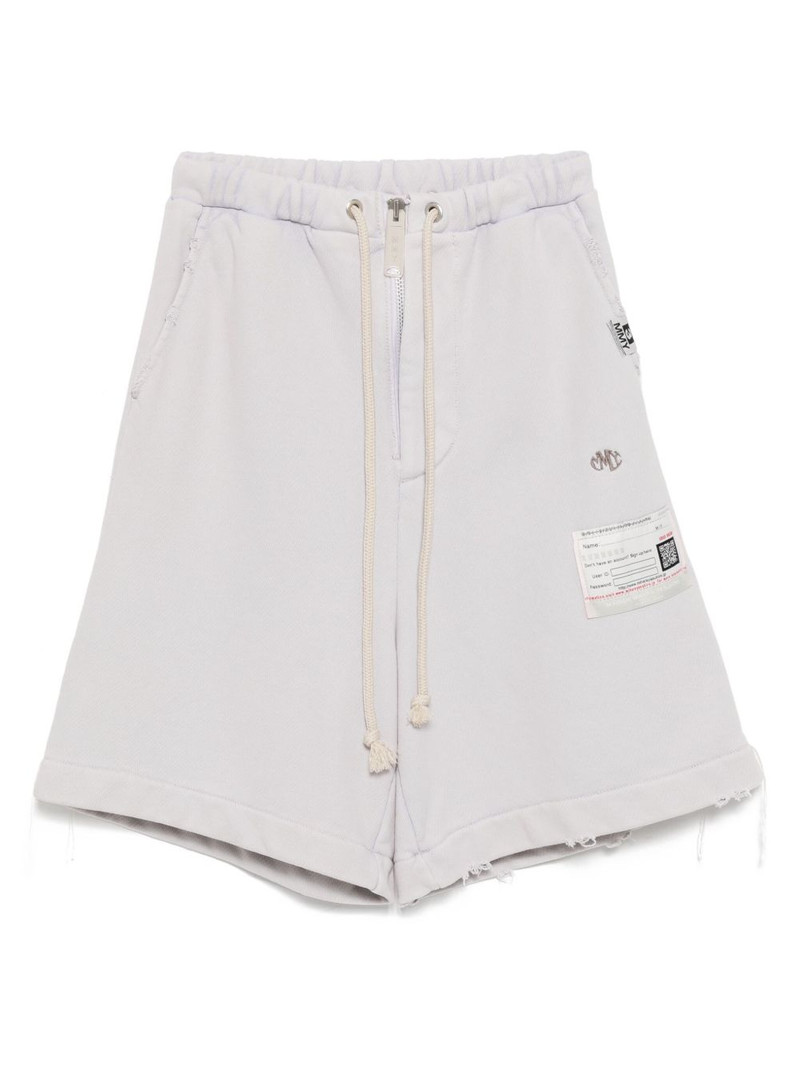 logo-embroidered shorts 1