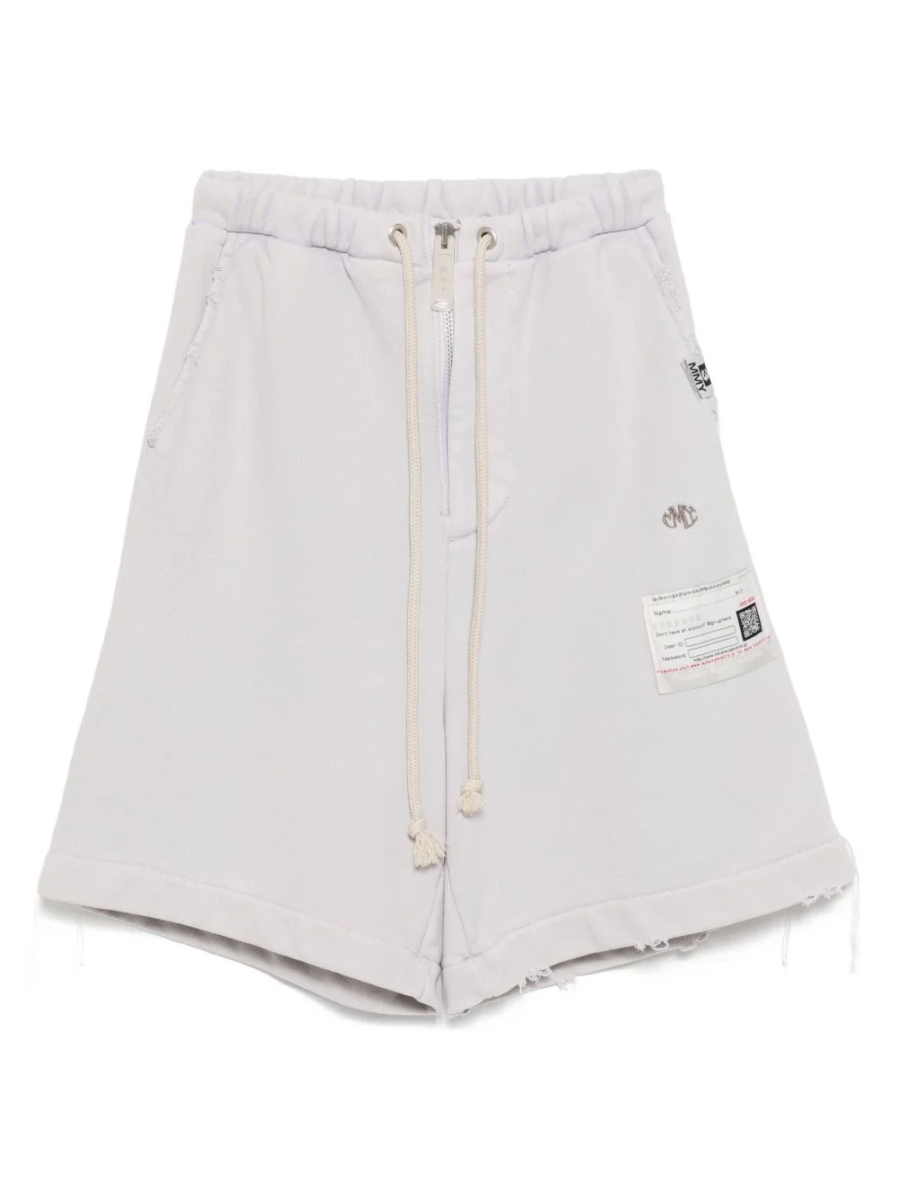 logo-embroidered shorts - 1