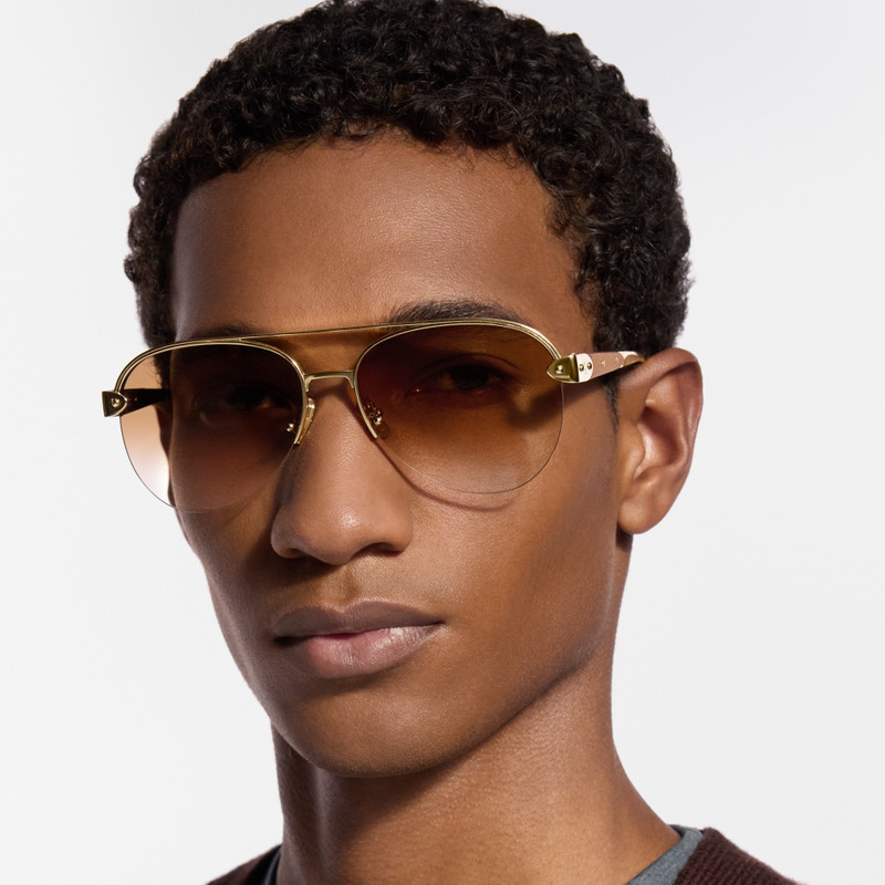 LV Trunk Pilot Sunglasses 5