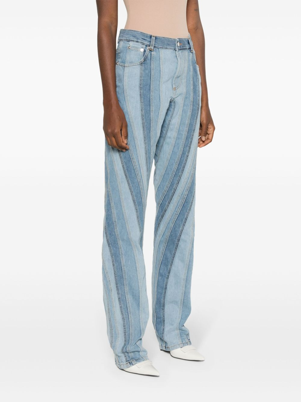 Spiral straight-leg jeans - 3