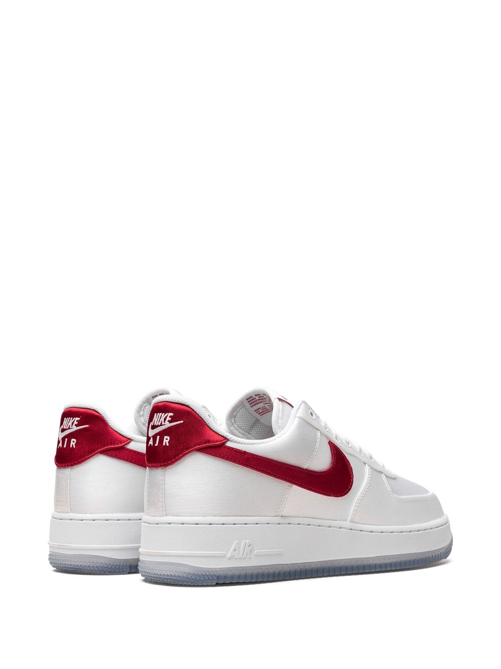 Air Force 1 Low '07 "Satin White/Varsity Red" sneakers - 4