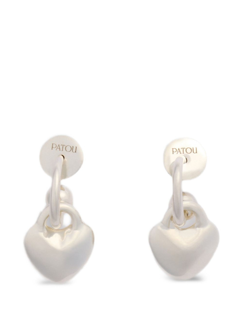 Heart hoop earrings 1