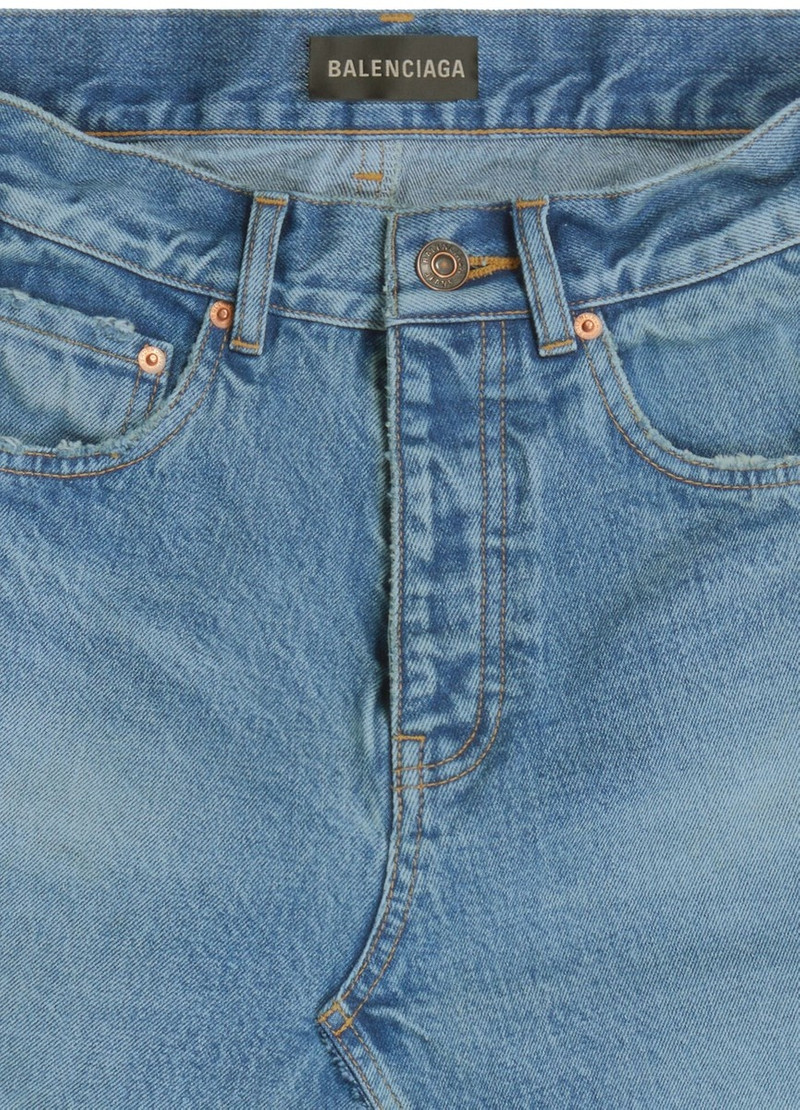 sleeveless denim asymmetrical top 7