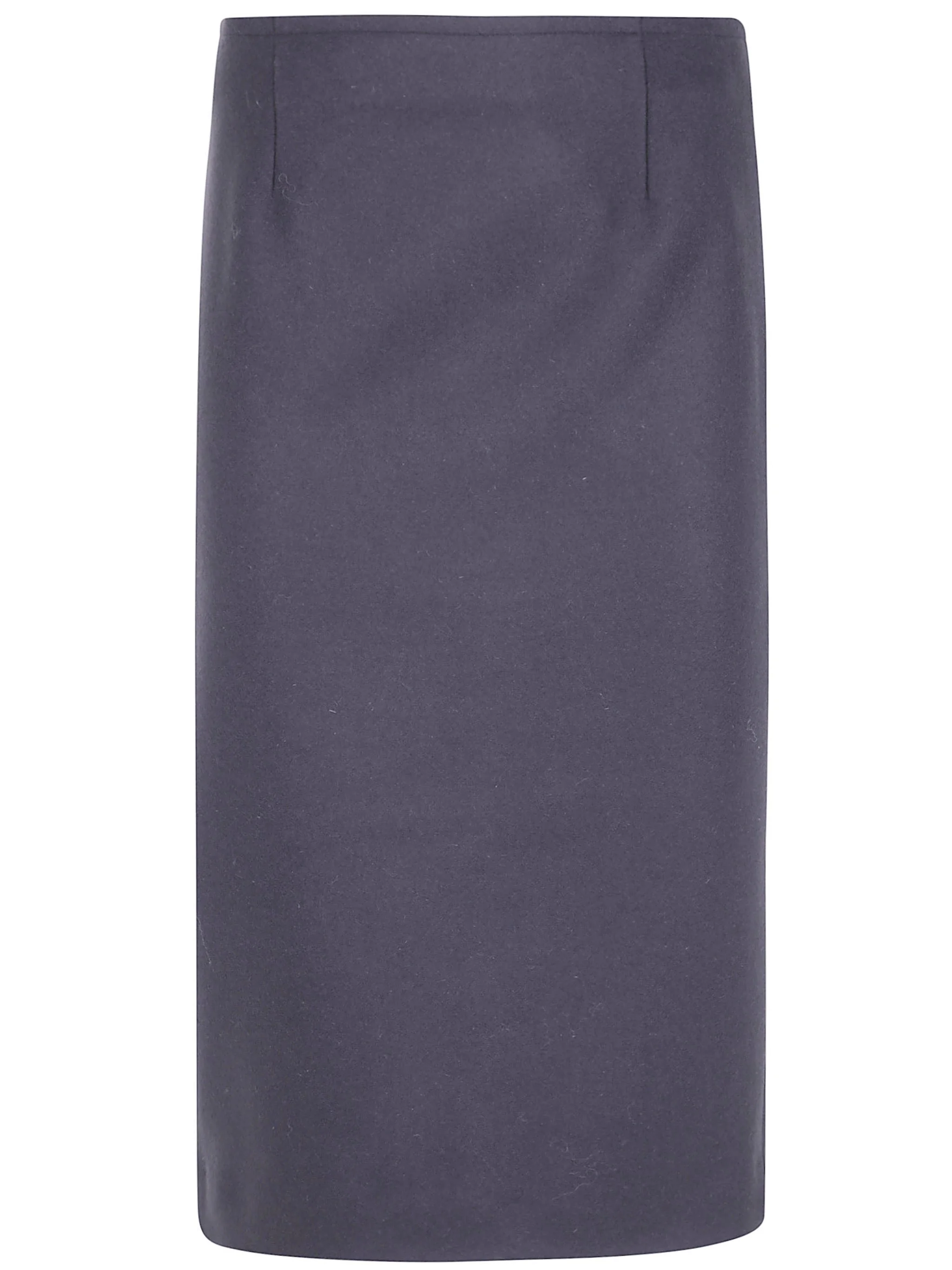 Skirt Wool Blend "Midi Skirt" - 1