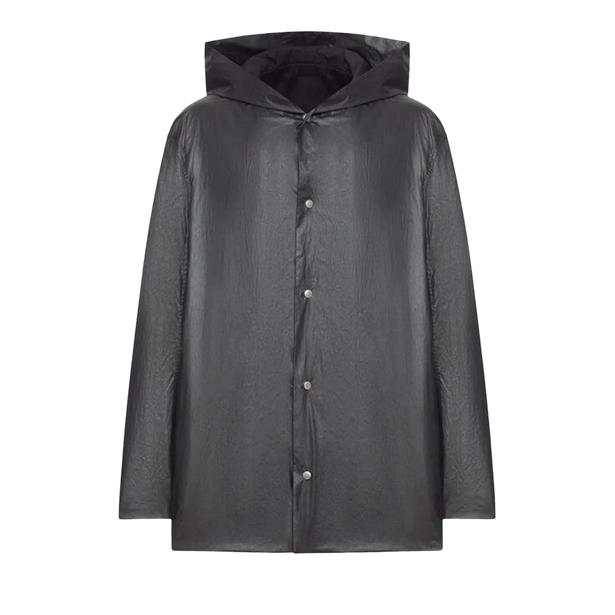 Rick Owens Cropped Mac Jacket 'Black' - 1