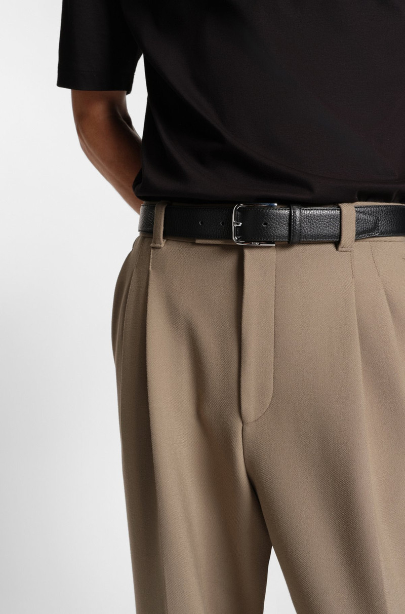BOSS ITALIAN-LEATHER BELT WITH PIN BUCKLE outlook