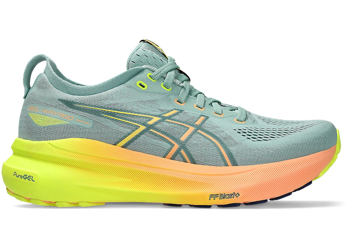 ASICS Gel-Kayano 31 Paris Light Celadon Safety Yellow (Women's) - 1