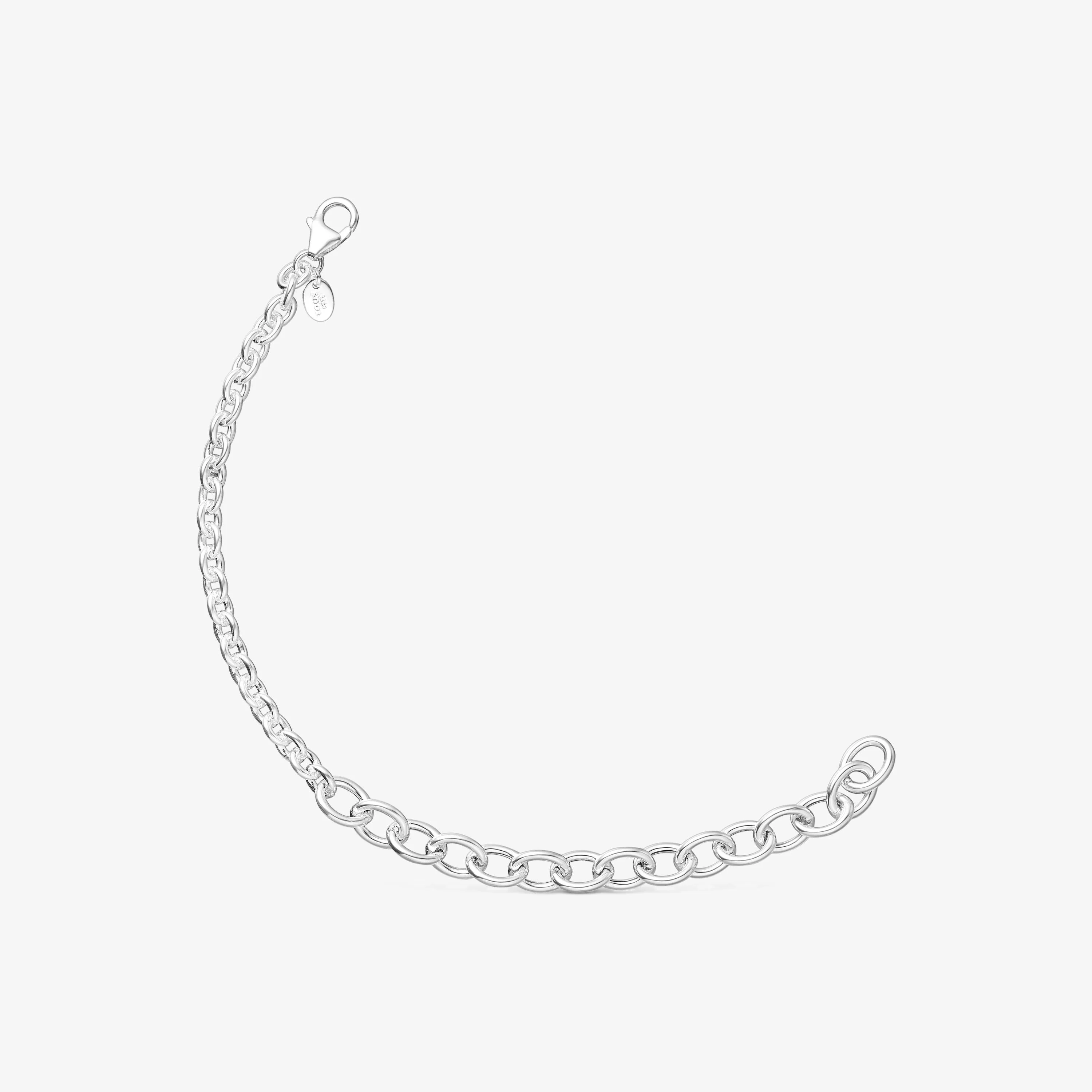 Silver TOUS Calin Bracelet with rings - 1