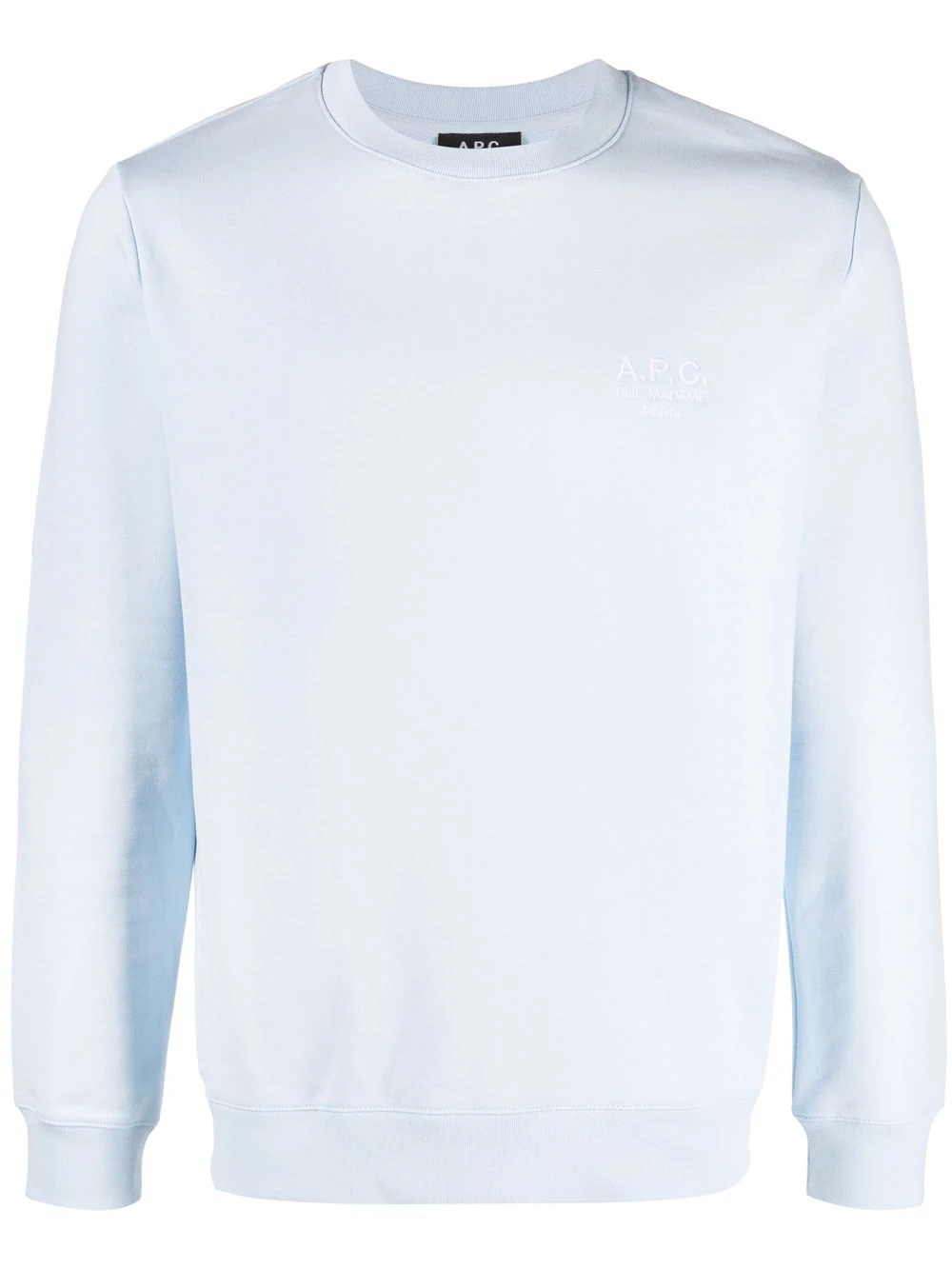 logo-print cotton sweatshirt - 1