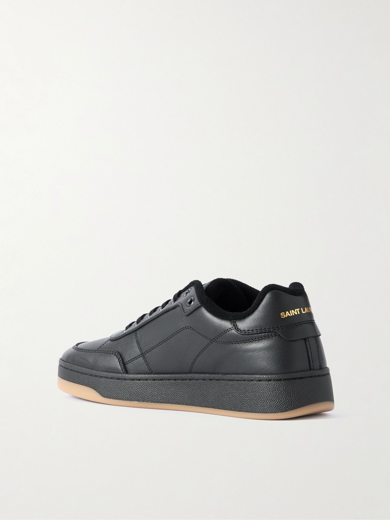 SL/61 Leather Sneakers Black - 4