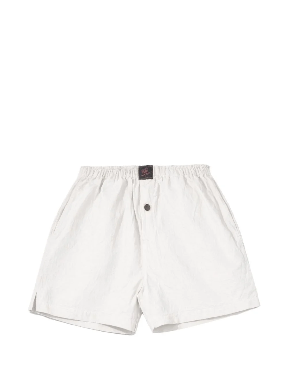 textured elasticated shorts - 1